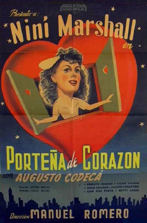 Porteña de corazón (1948) постер