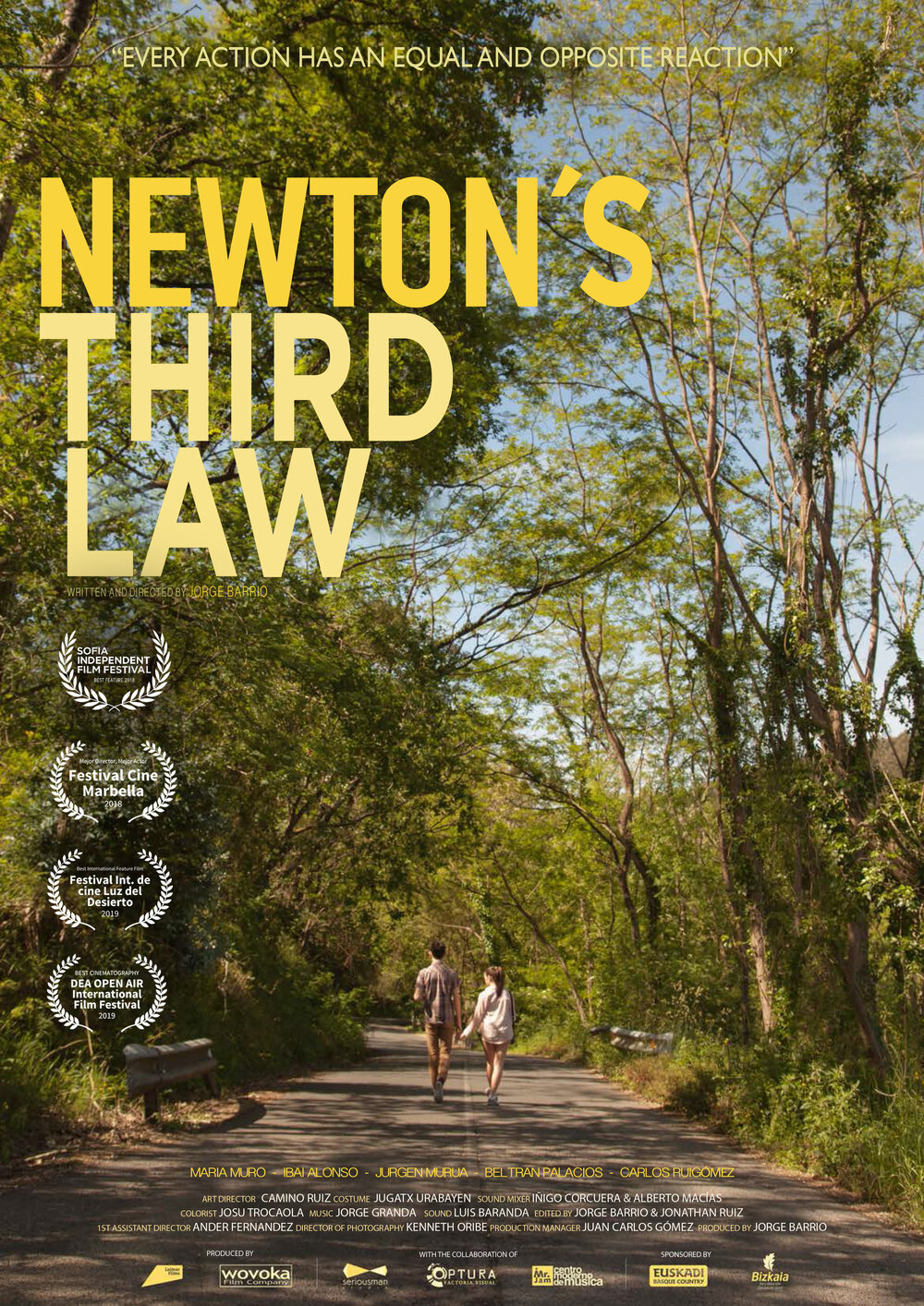 La tercera ley de Newton (2017) постер