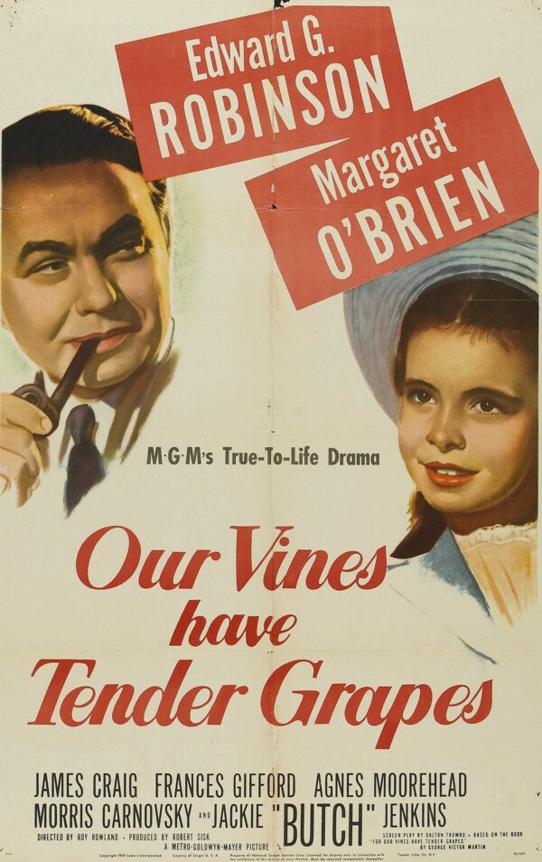 У нас растет нежный виноград (1945) постер