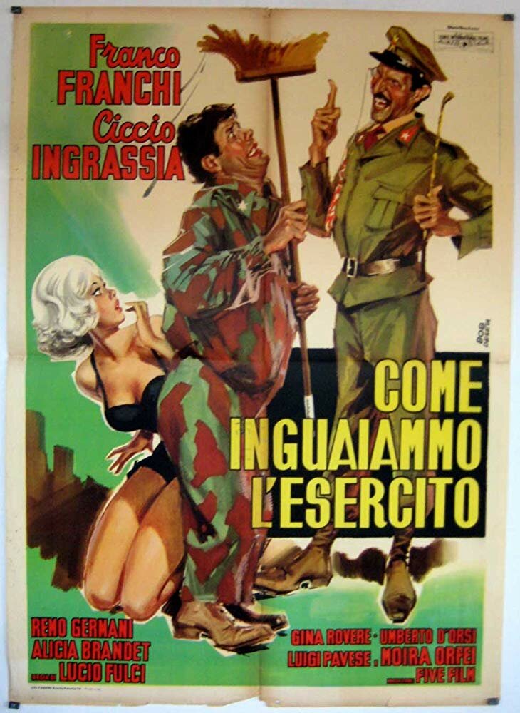 Как мы натворили бед в армии (1965) постер