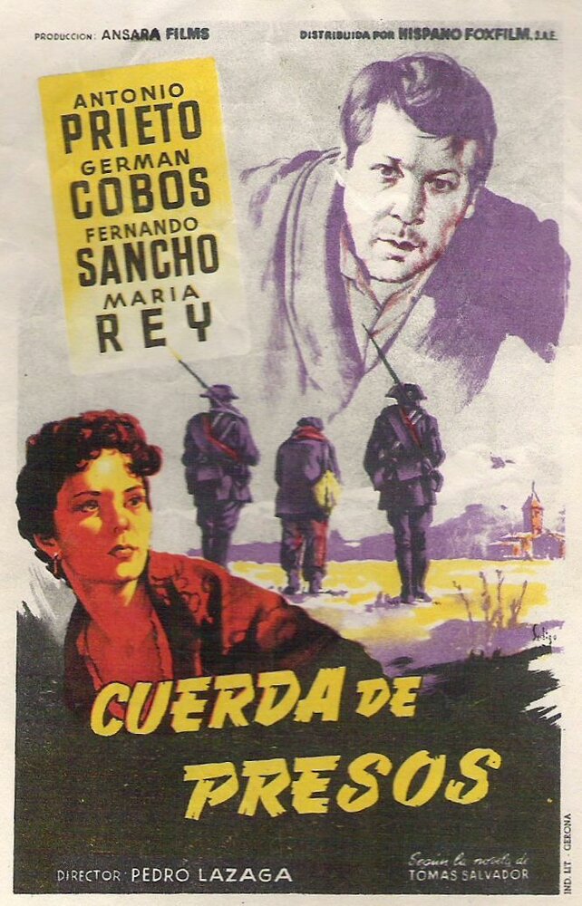 Cuerda de presos (1956) постер