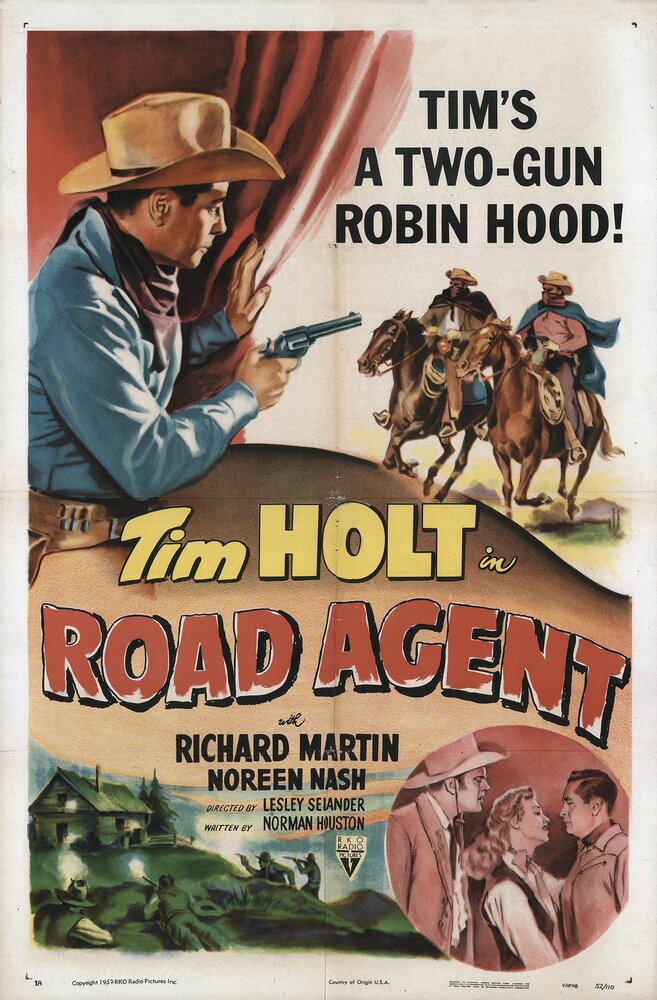Road Agent (1952) постер