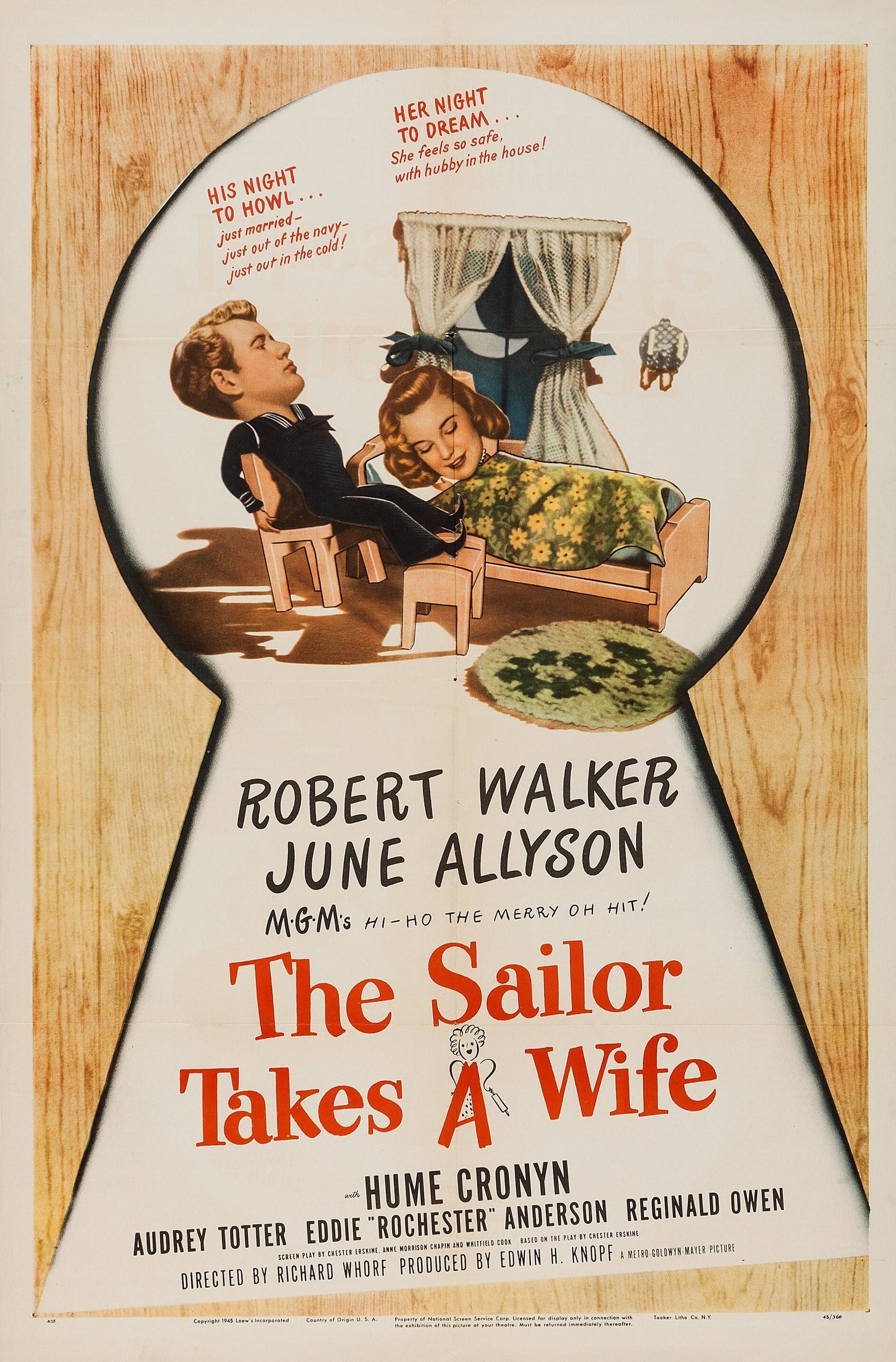 The Sailor Takes a Wife (1945) постер