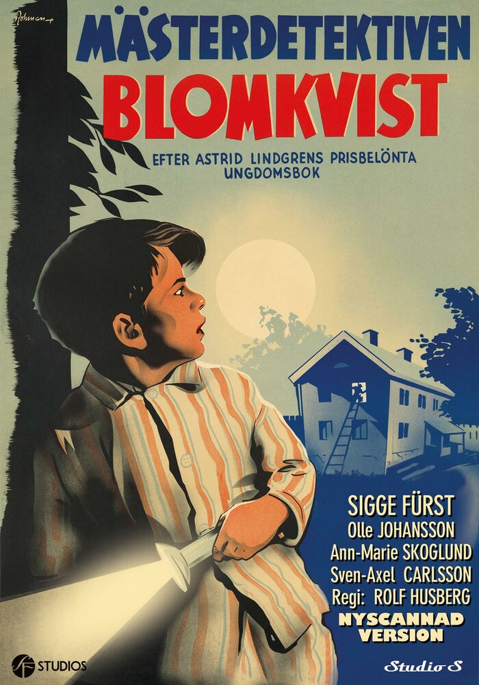Знаменитый сыщик Калле Блюмквист (1947) постер