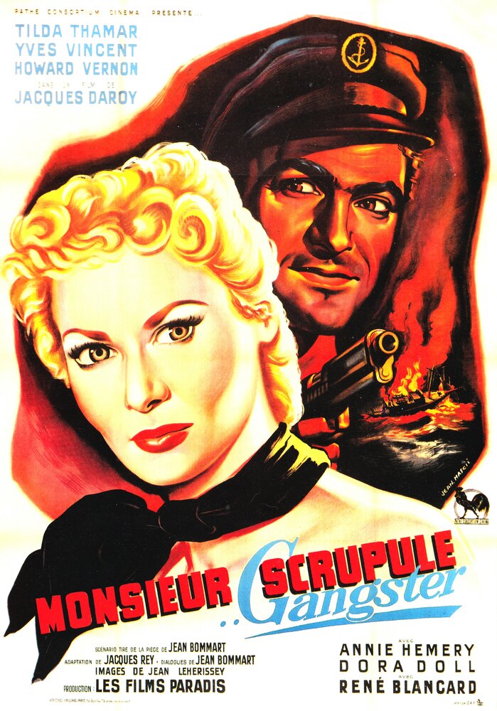 Monsieur Scrupule gangster (1953) постер