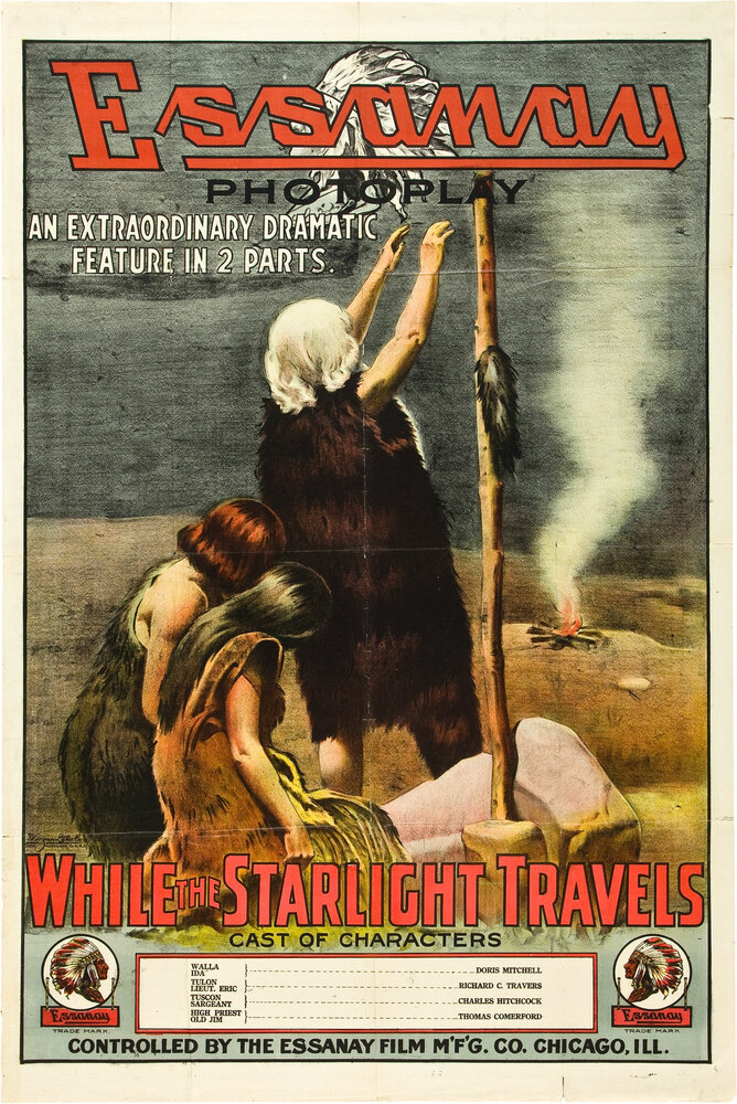 While the Starlight Travels (1913) постер