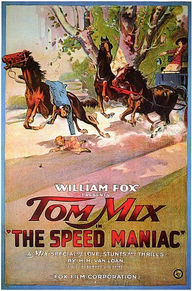 Маньяк скорости (1919) постер