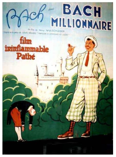 Бах миллионер (1933) постер