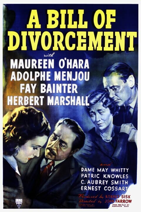 A Bill of Divorcement (1940) постер