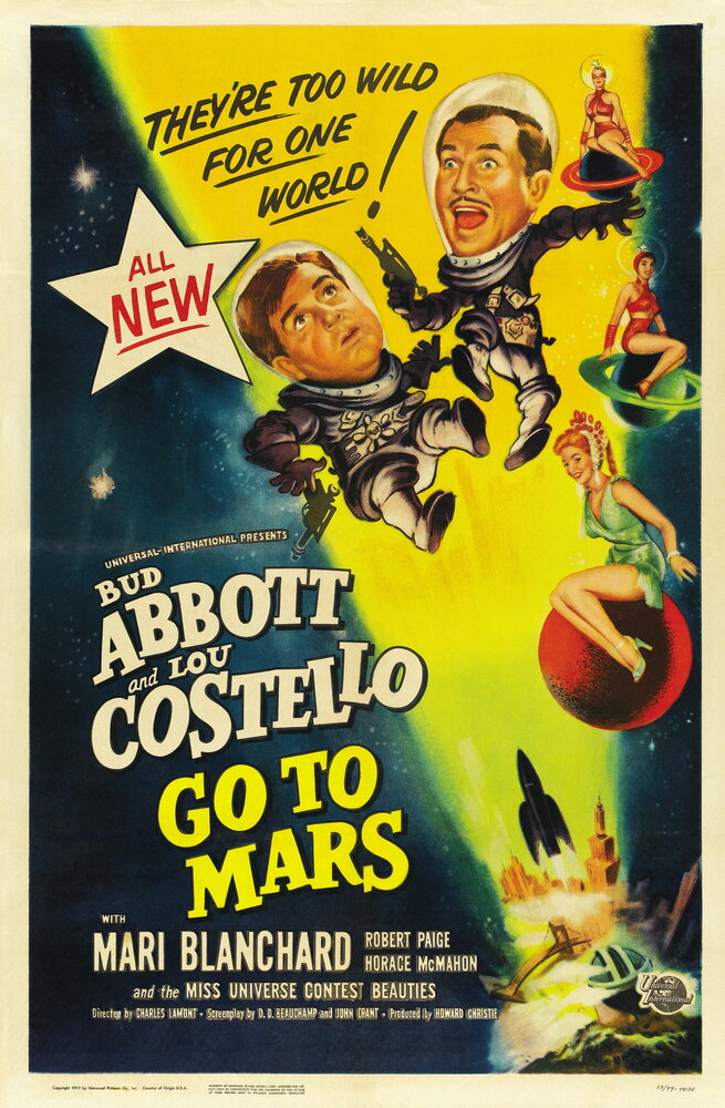 Эбботт и Костелло летят на Марс (1953) постер