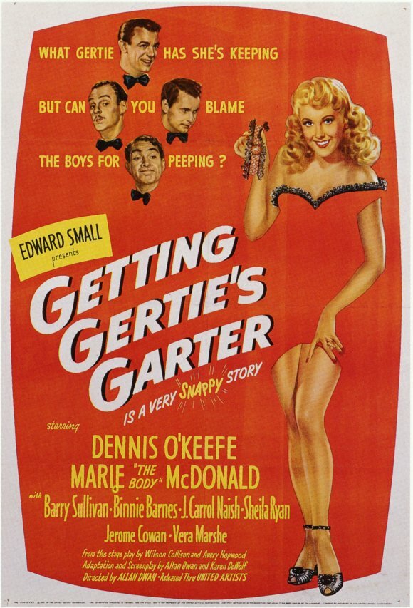 Getting Gertie's Garter (1945) постер