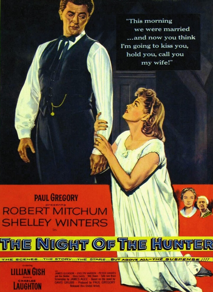 Ночь охотника (1955) постер