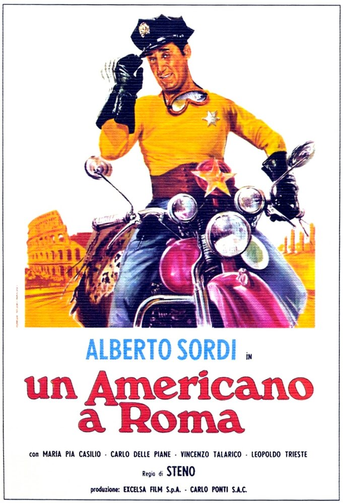 Американец в Риме (1954) постер