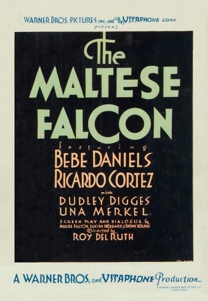Мальтийский сокол (1931) постер