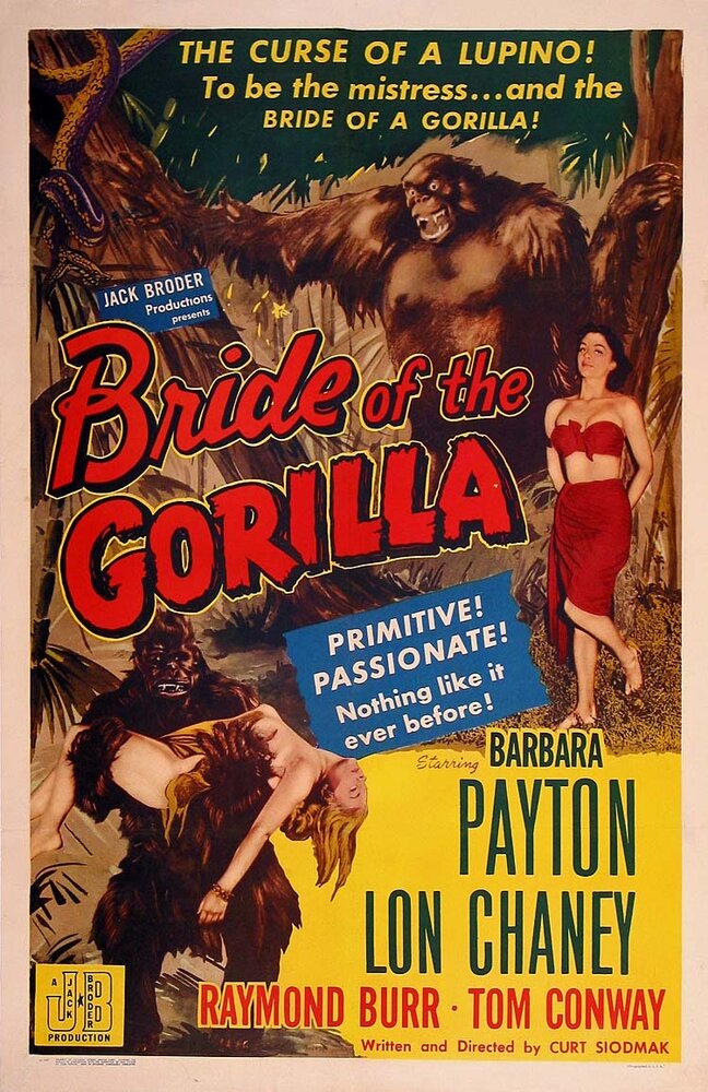 Невеста гориллы (1951) постер