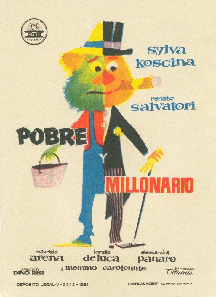 Миллионеры – бедняки (1959) постер