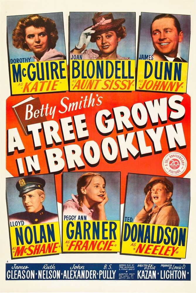Дерево растет в Бруклине (1945) постер