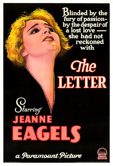 Письмо (1929) постер