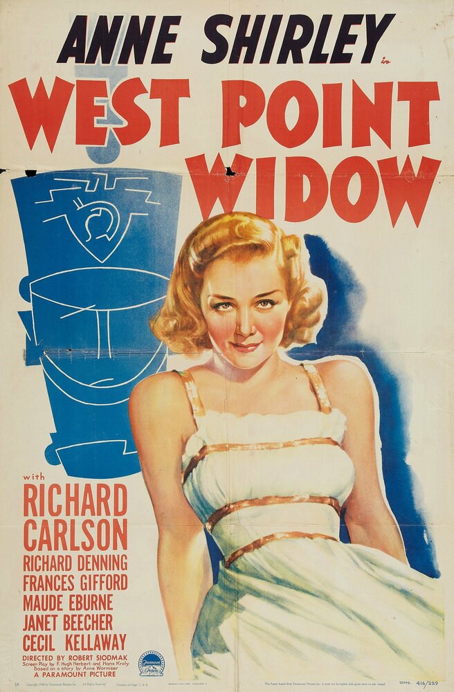 Вдова из Вест-Пойнт (1941) постер