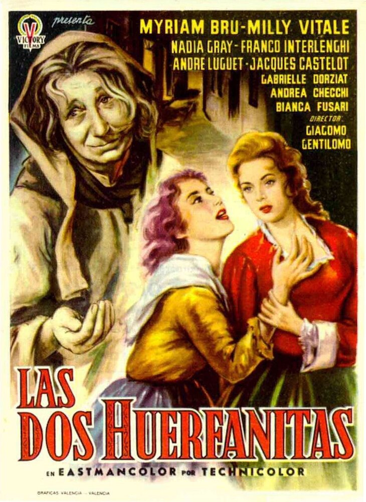 Две сиротки (1954) постер