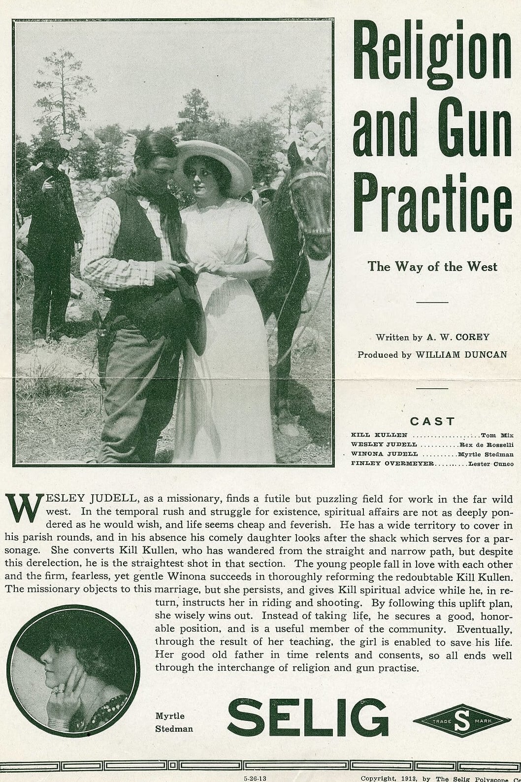 Religion and Gun Practice (1913) постер