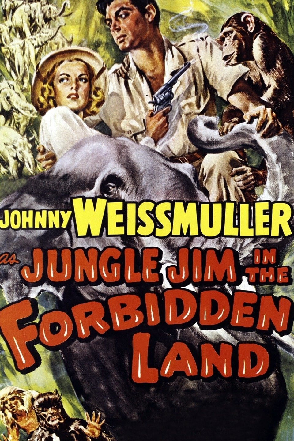 Джим из джунглей в запретной земле (1952) постер