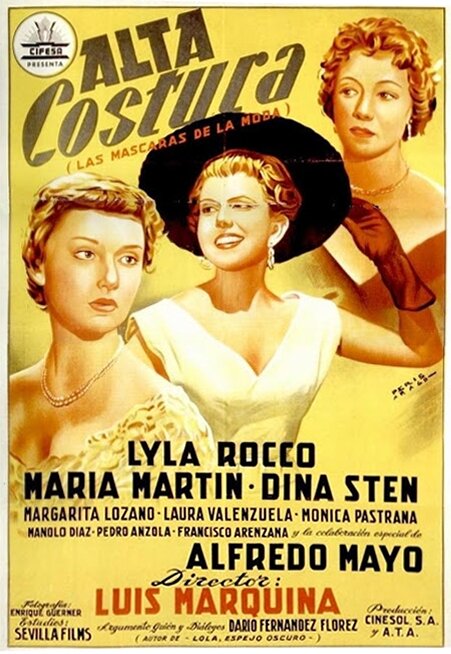 Alta costura (1954) постер