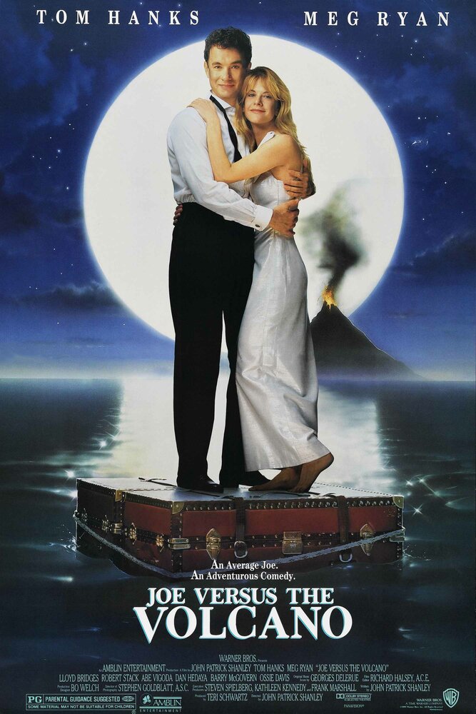 Джо против вулкана (1990) постер