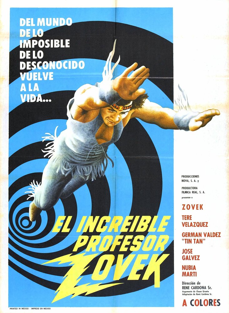 El increíble profesor Zovek (1972) постер
