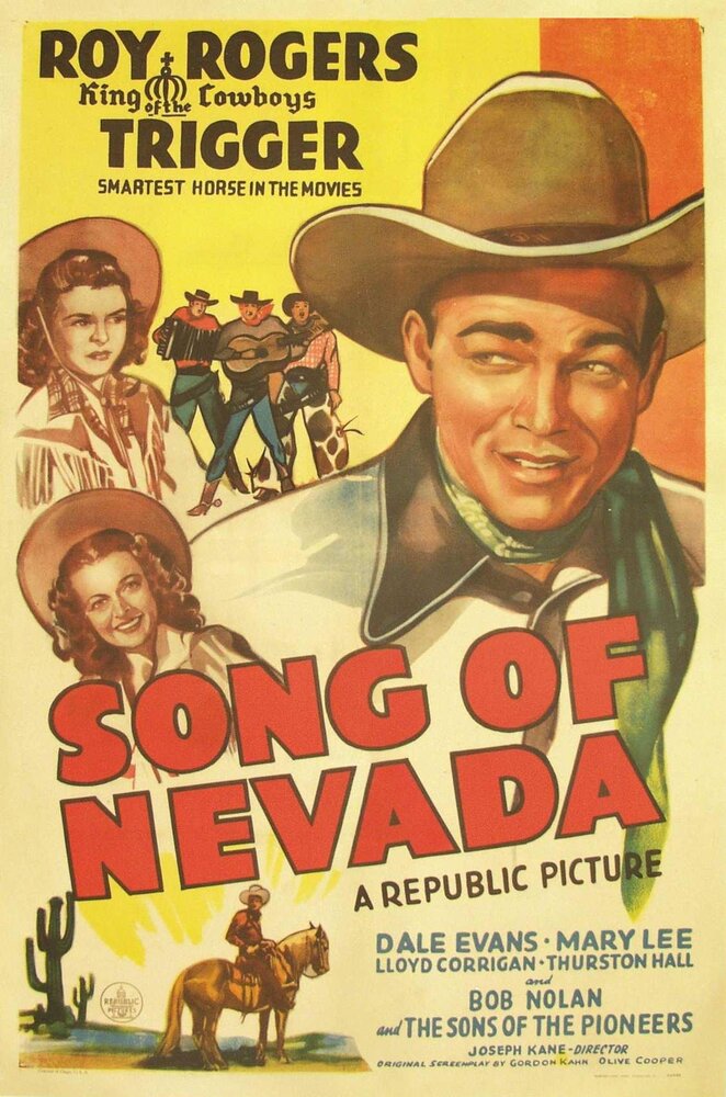 Песня Невады (1944) постер