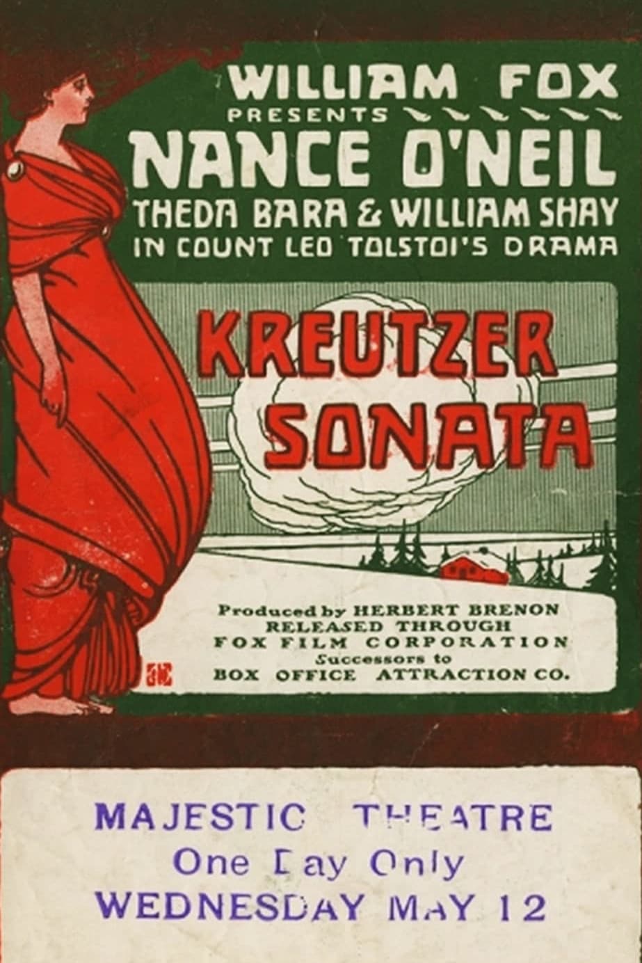 Крейцерова соната (1915) постер