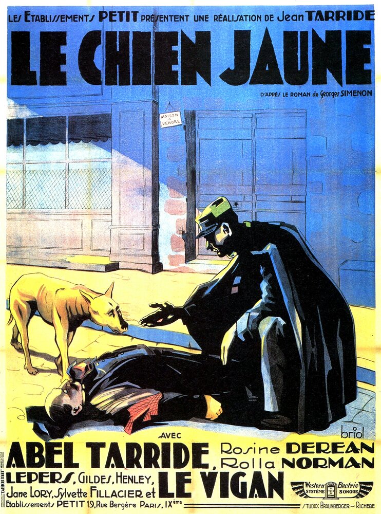 Жёлтый пёс (1932) постер