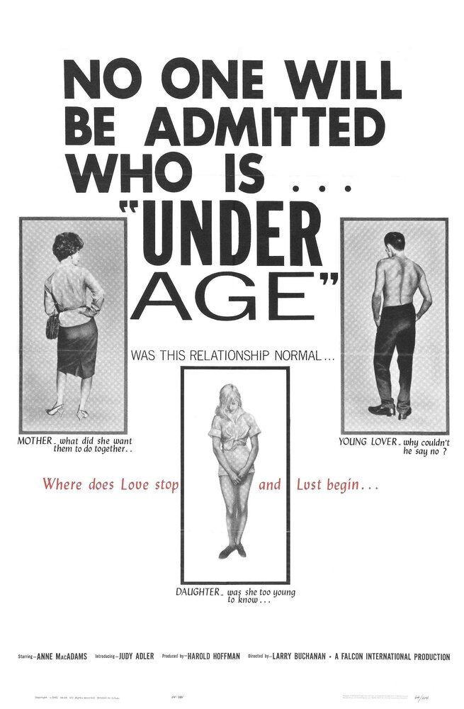 Under Age (1964) постер
