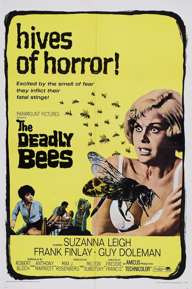 Смертоносные пчелы (1966) постер