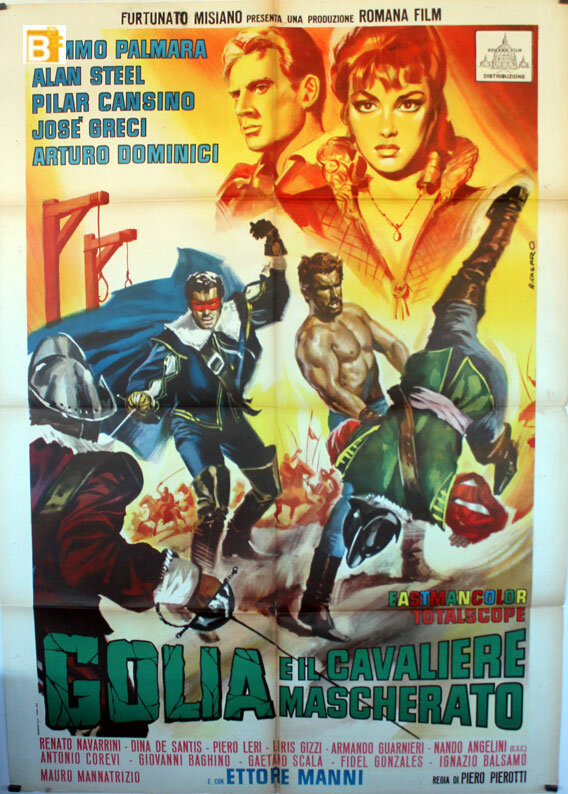 Голиаф и рыцарь в маске (1963) постер