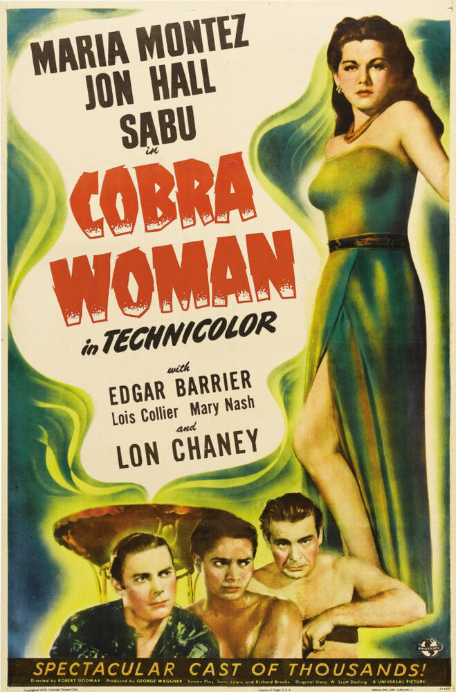 Женщина-кобра (1944) постер