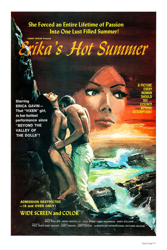 Жаркое лето Эрики (1971) постер
