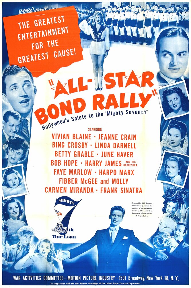 The All-Star Bond Rally (1945) постер