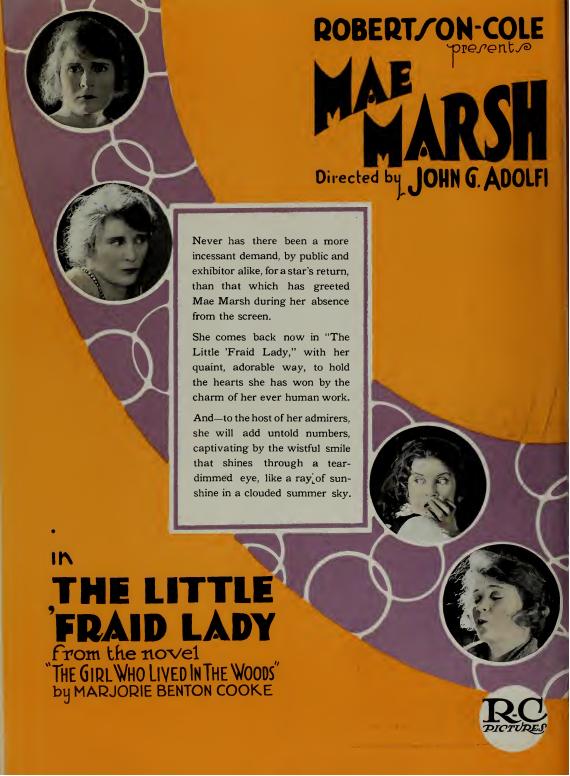 The Little 'Fraid Lady (1920) постер