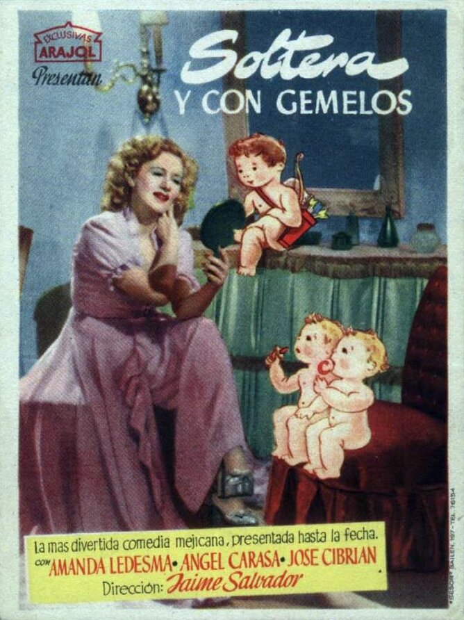 Soltera y con gemelos (1945) постер