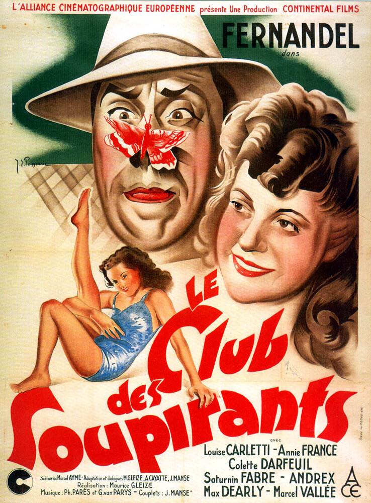 Клуб воздыхателей (1941) постер