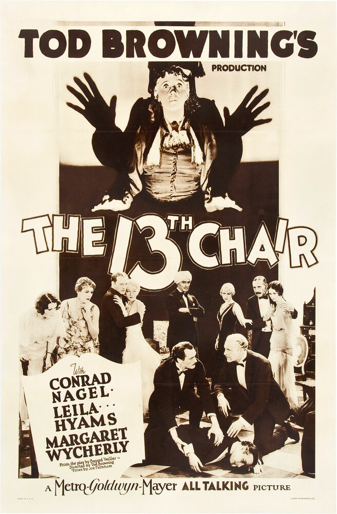 Тринадцатый стул (1929) постер