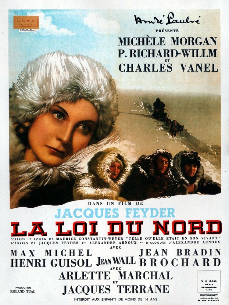 Закон севера (1939) постер