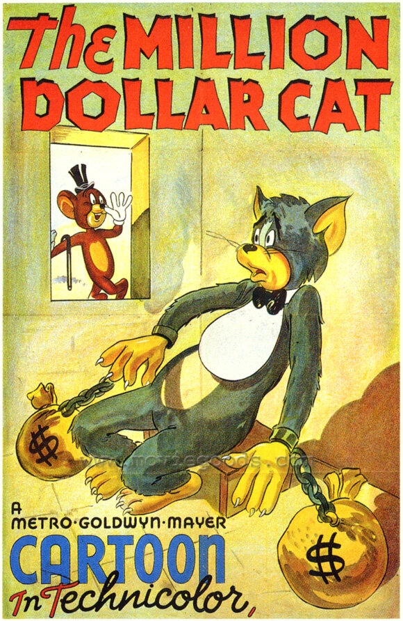 Кот на миллион долларов (1944) постер