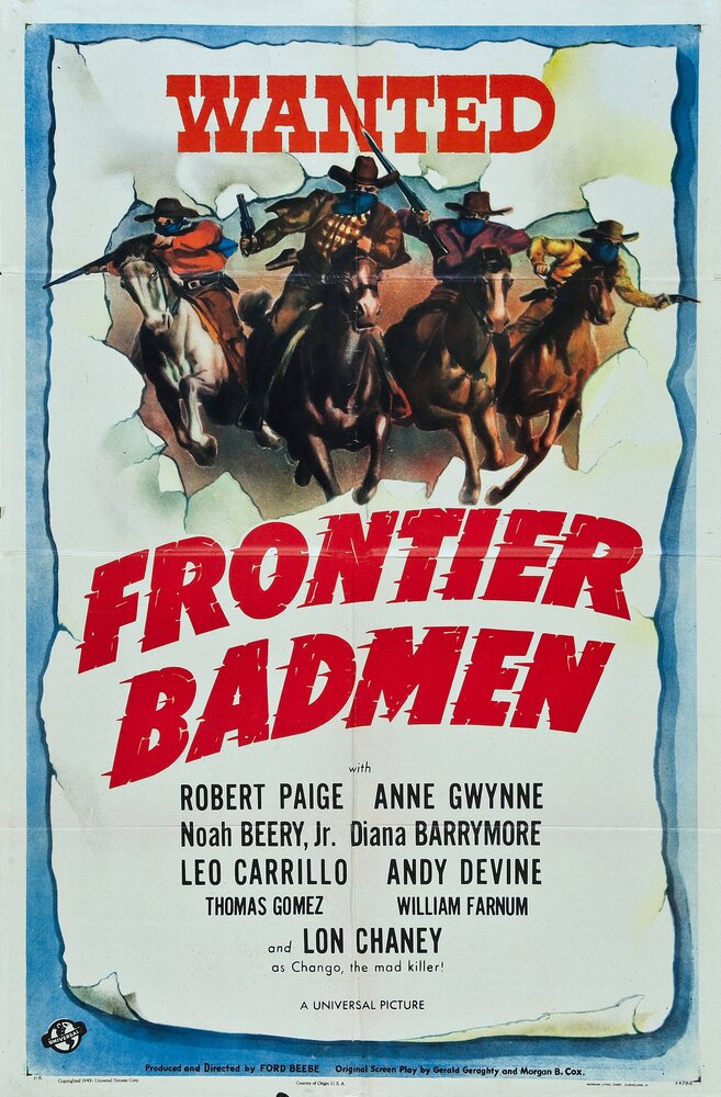 Frontier Badmen (1943) постер