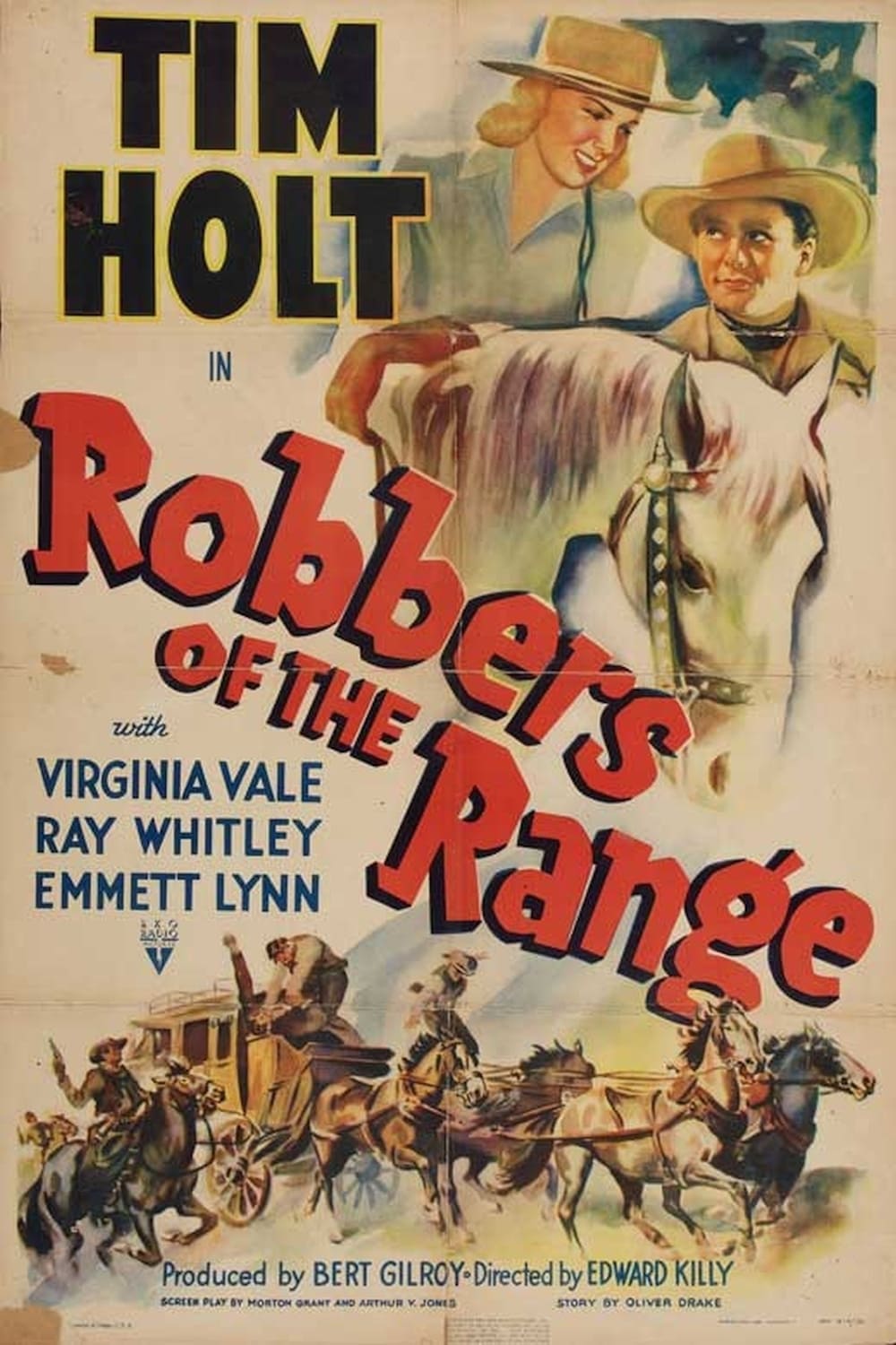 Robbers of the Range (1941) постер