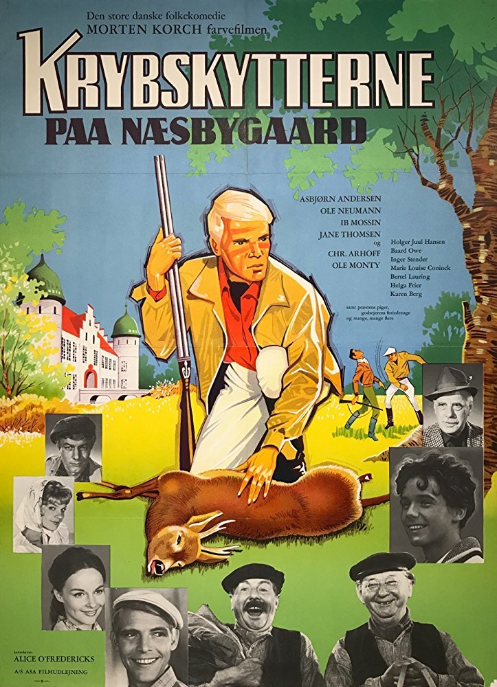 Krybskytterne på Næsbygård (1966) постер