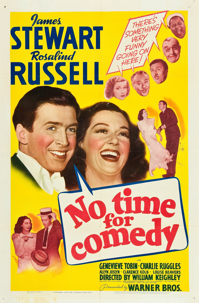 Нет времени на комедию (1940) постер