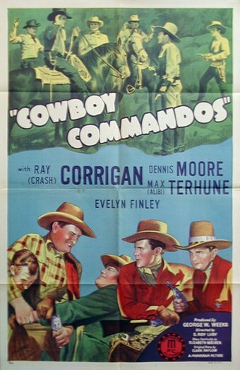Cowboy Commandos (1943) постер
