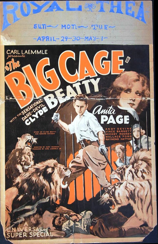 Большая клетка (1933) постер